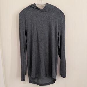 men’s dark grey LULULEMON DrySense hoodie [M]